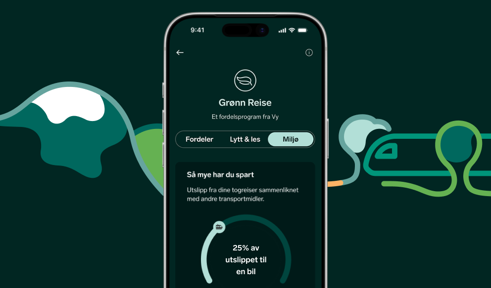 Bilde av CO2-kalkulator i app