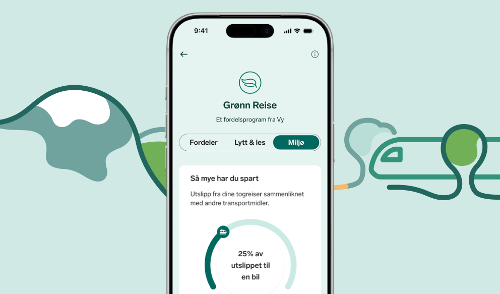Bilde av CO2-kalkulator i app